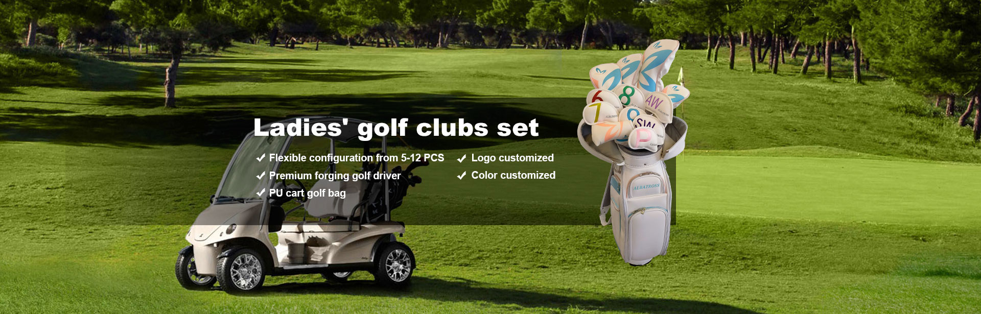 Klub Golf Wanita China Set